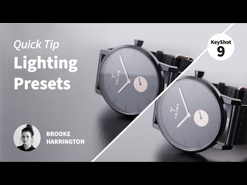 KeyShot Quick Tip - Lighting Presets
