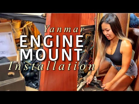 Yanmar Engine Mount Replacement & Alternative, Learn from our Mistakes! + ANOTHER BOAT RESCUE -Ep 78