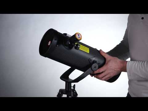 Телескоп Bresser Solarix 114/500 AZ Carbon с солнечным фильтром и адаптером для смартфона (4614505)