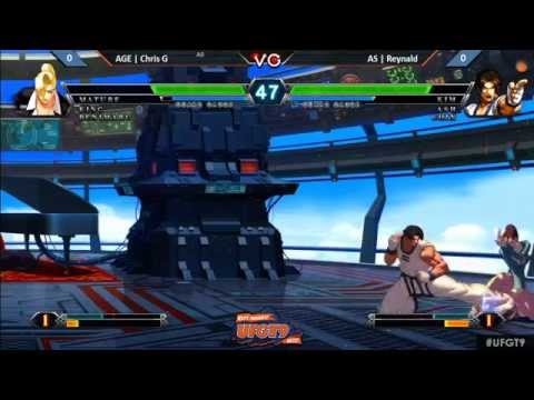 UFGT9 - AGE | Chris G Vs. AS | Reynald - KOF XIII Top 16