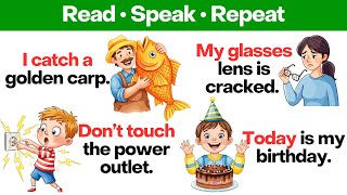 Read & Speak English Fast 🔥 Daily Life Sentences You Must Know @nativeenglish2024