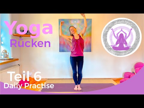 Rücken - Yoga | Teil 6 | Spielerisch |  Wirbelsäule mobilisieren | Unterer Rücken | 15 Min Yoga