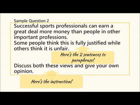 エッセイの紹介文を書く。高得点IELTSライティング（一般トレーニングモジュール (Writing an essay introduction: Score High IELTS Writing (General Training Module))