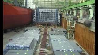 preview picture of video 'Nordic Yards Werft Wismar Containerschiff Cap Doukato'