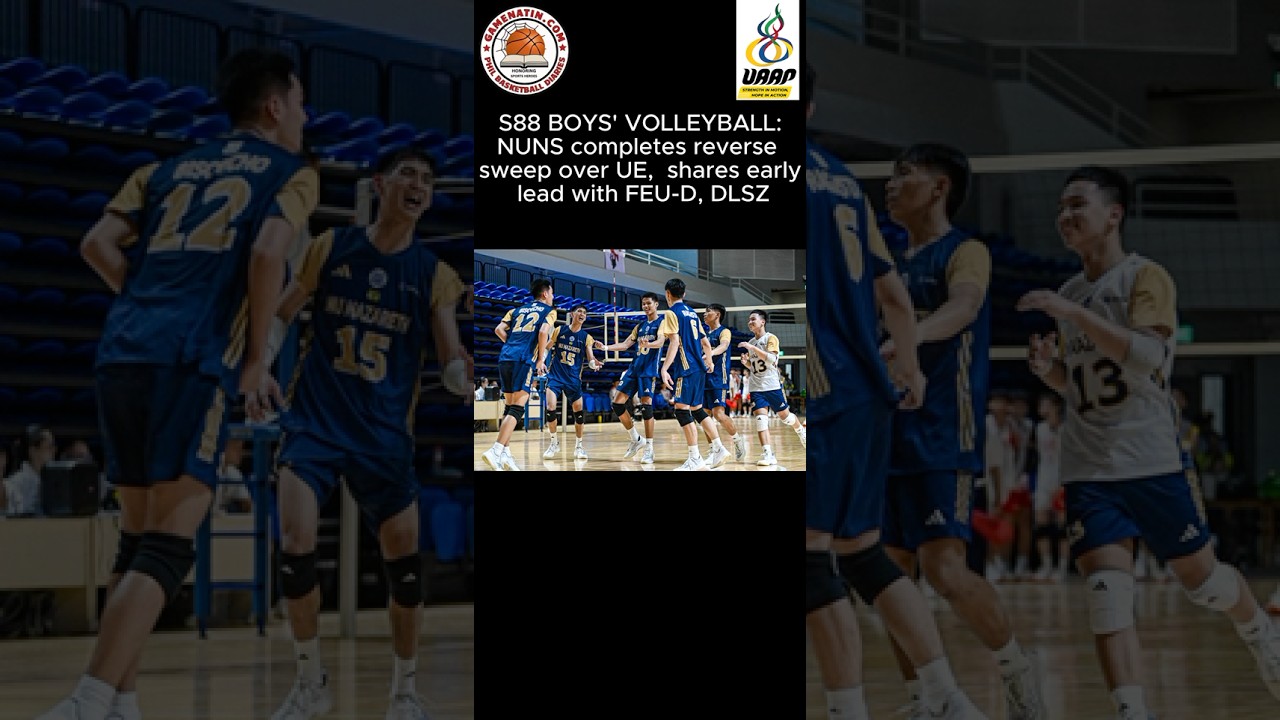 UAAP Volleyball: NU, FEU, DLSU lead in boys' volleyball
