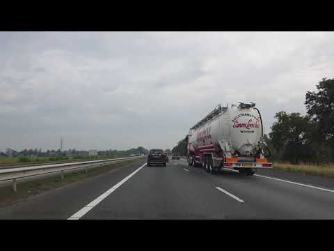 Dashcam Beelden: A1 Knooppunt Hoevelaken 》Knooppunt Beekbergen (Naaldbomen Middenberm Gekapt).