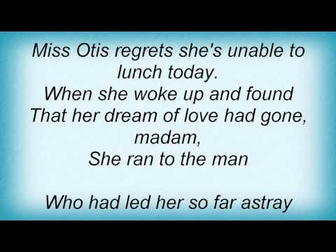 Linda Ronstadt - Miss Otis Regrets Lyrics