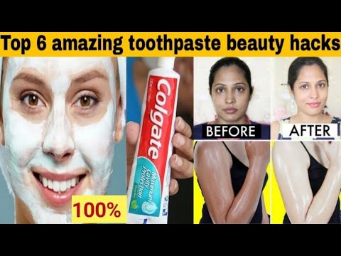Top 6 Amazing Toothpaste Beauty hacks | 100% work |  viral whitening tips | Viral video hacks | KWHZ