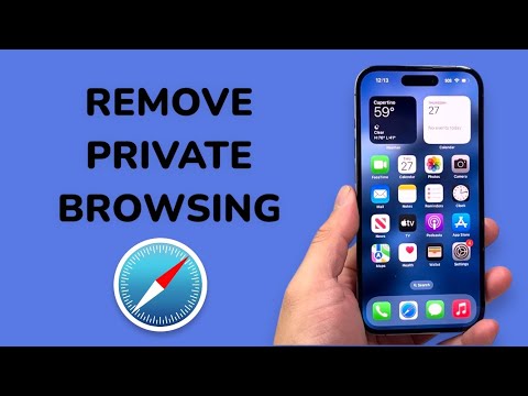 How To Remove Private Browsing In Safari?