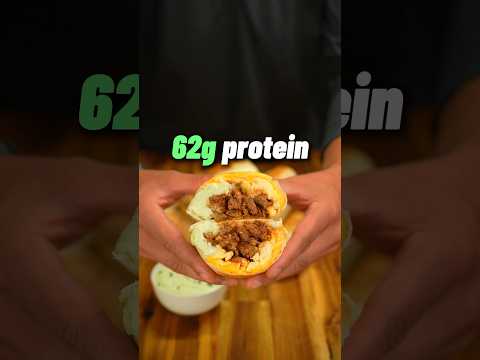 High Protein Steak, Egg, and Cheese Breakfast Burritos