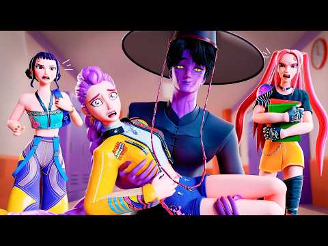 ¡RUMI y el malvado JINU en la ESCUELA! KPop Demon Hunters Animation