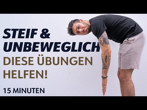 STIFF & IMMOBILIZED? - 15 Minutes of Stretching for Complete Beginners & Men