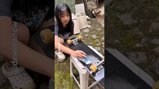 Cece bikin proyek rahasia #dewivanow #schoolproject #proyeksekolah #diy #jungleschool