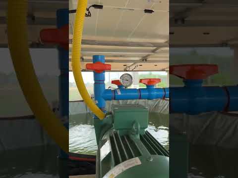 Carretel Irrigat funcionando com energia solar na Festa da Banana de Caroebe em Roraima