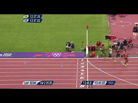 Mo Farah wins 5000m Gold at London 2012