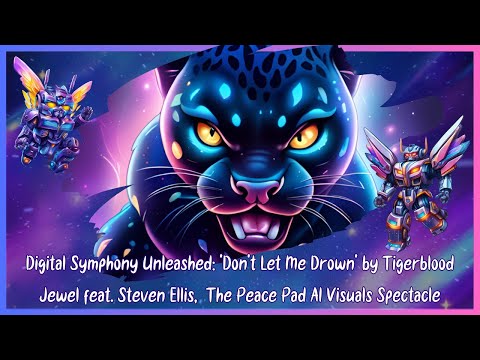 AI Art Music Digital Symphony Unleashed 'Don't Let Me Drown' by Tigerblood Jewel feat  Steven Ellis