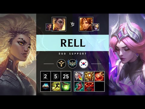 Rell Support vs Leona - KR Challenger Patch 25.18
