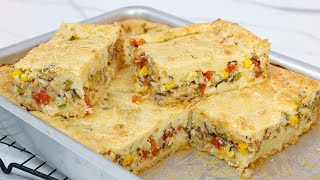 A MELHOR TORTA DE SARDINHA DO MUNDO, FÁCIL E BEM GOSTOSA!