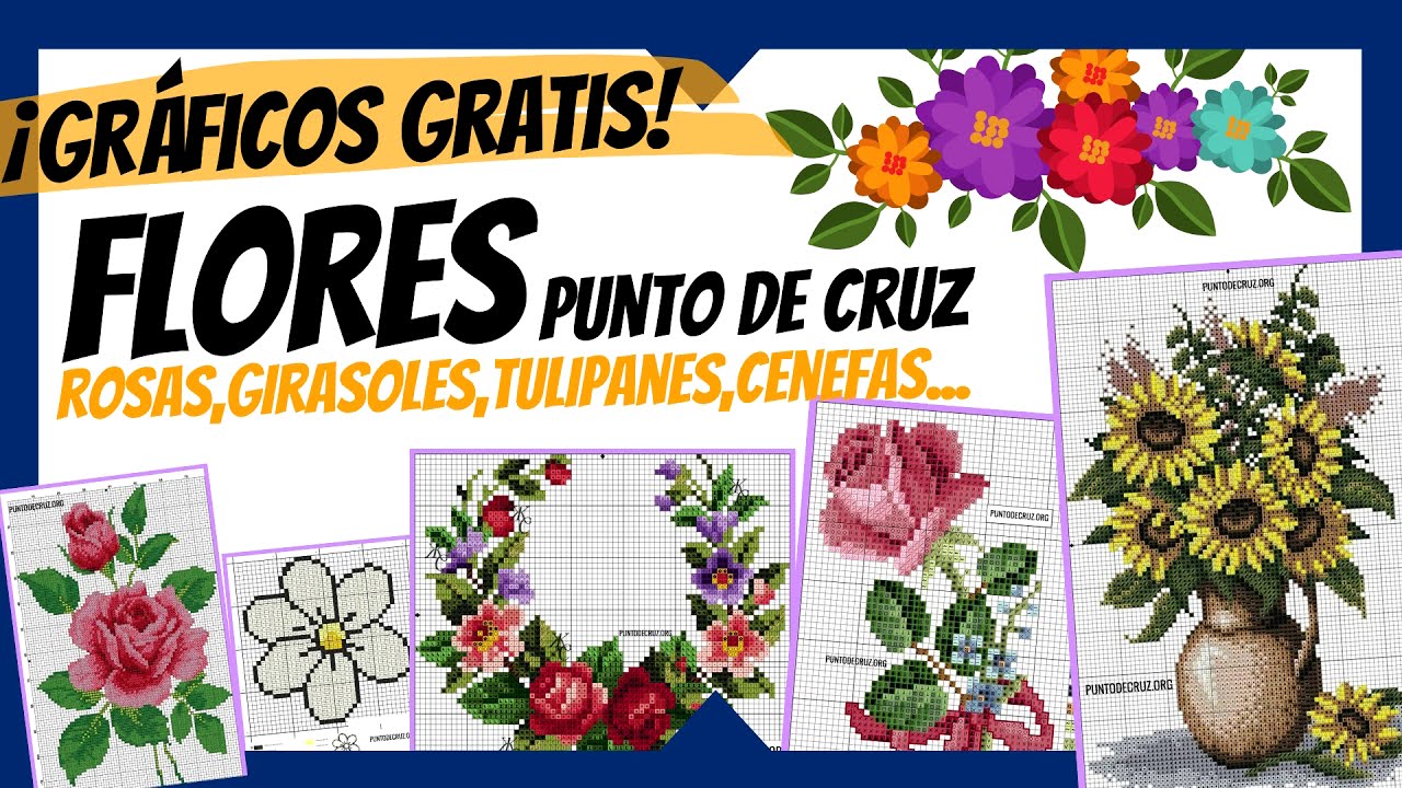Watch š¼LOS MEJORES GRĆFICOS DE FLORES EN PUNTO DE CRUZ - PATRONES GRATIS!! Now š¼LOS MEJORES GRĆFICOS DE FLORES EN PUNTO DE CRUZ - PATRONES GRATIS!!