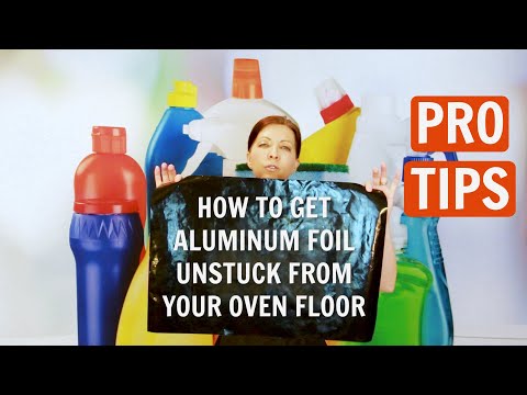 How to Remove Aluminum Foil From the Bottom Of Your Oven- Clean With Me!