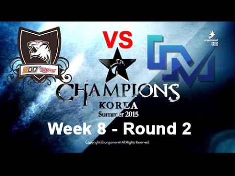 KOO Tigers vs Longzhu IM LCK Summer 2015 | Round 2- Week 8 - Game 2