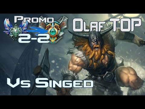 OLAF TOP vs SINGED - Promo a Master (2W -2L) - DuoQ Miniduke
