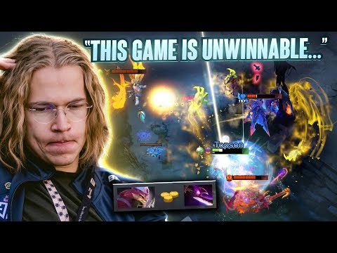 How Topson plays an UNWINNABLE game...🤦‍♂️