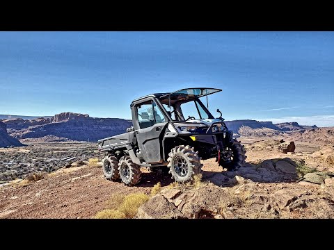 YouTube video about: Can am defender 6x6 lifted?