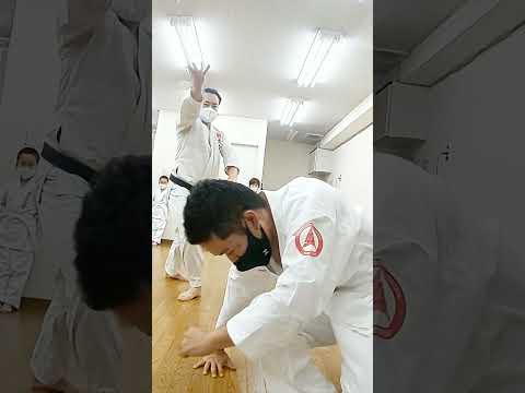合気道覇天会／捌きの型「入り身転換の型」から回転投げ ／打撃を捌き当てを入れ極め投げる！Aikido Hatenkai. Avoid strikes.  #Shorts