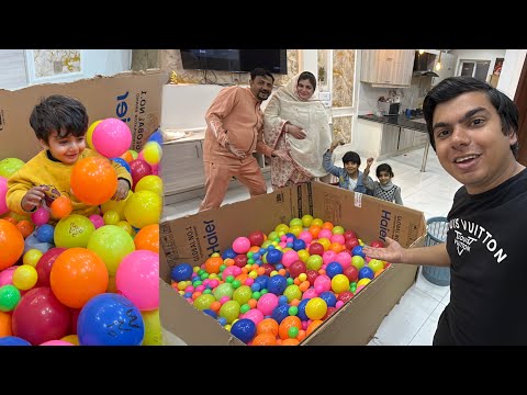 ColourFul Bowls Challenge With Family 😱 Kon Jeeta ?