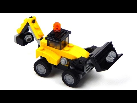 Vidéo LEGO Creator 31041 : Les véhicules de chantier