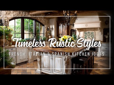 French, Italian & Spanish Kitchen Inspirations for a Chic European Look at Home