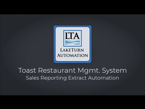 Automation Overview - Toast POS Sales Reporting Extract
