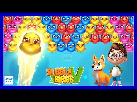 Bubble Birds V - Color Birds Shooter Level 41 - 50 | Bubble Shooter Walkthrough @GamePointPK