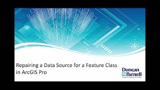 Repairing a Data Source For a Feature Class in ArcGIS Pro
