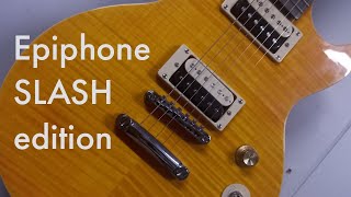 Video thumbnail for Slash Epiphone Appetite For Destruction! Guitar Review & Sound Demo #Slash #GunsNRoses by Blues Guy