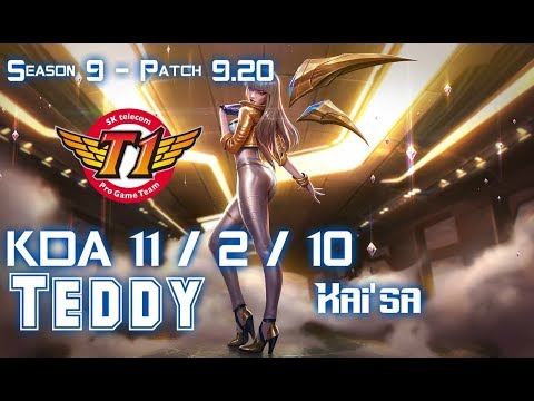 SKT T1 Teddy KAI'SA vs LUCIAN ADC - Patch 9.20 EUW Ranked