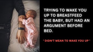 Download lagu [ASMR] Trying to wake you up in the night when the baby is hungry, but had an argument before bed. mp3