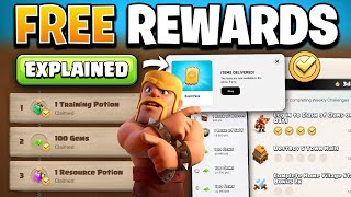 Get FREE Rewards from Supercell Store New Bonus Track & Challenges Event in Clash of Clans