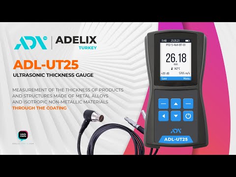 Ultrasonic thickness gauge ADL UT25