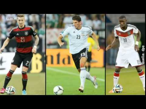 Das erste Spiel nach der Weltmeisterschaft ... Deutschland - Argentinien 30 08 2014 00 24 21