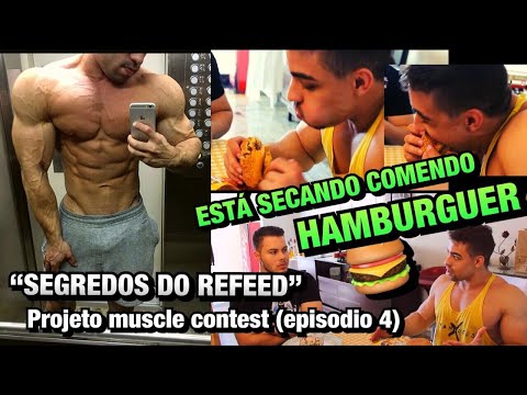 NO SHAPE COMENDO HAMBÚRGUER !! APRENDA TUDO SOBRE  REFEIÇÃO LIVRE - *Projeto Muscle Contest*