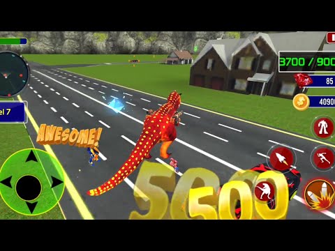 Tank robot car game 2020 - Robot dinosaur games 3D Android gameplay #02