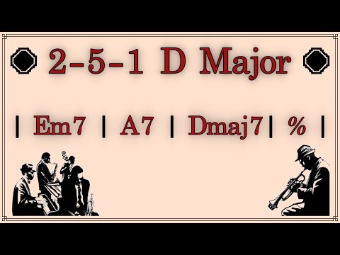 2-5-1  D Major Backing Track