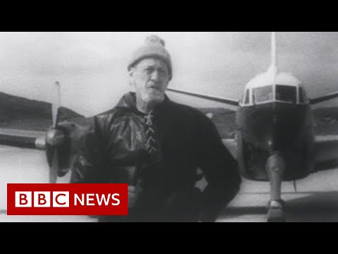 Scotland island airports then and now in historic footage  - BBC News