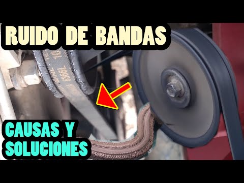 Por que hace ruido la banda del auto (chilla)? causas y soluciones mas comunes