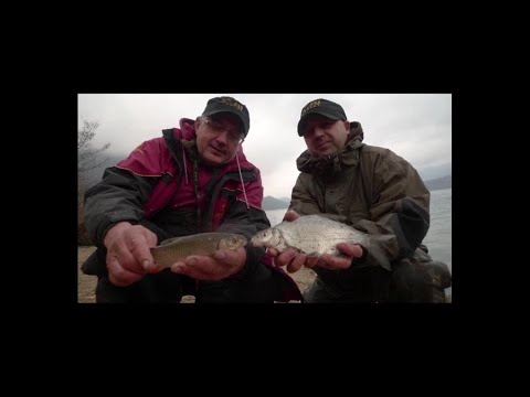 RIBOLOV FEEDER TEHNIKOM NA ZVORNIČKOM JEZERU (sa Nenadom Kostadinovićem) - siječanj ili januar 2012.