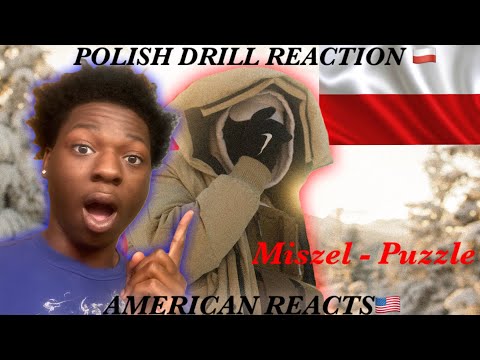 First English Reaction to Polish Drill! Miszel - Puzzle (prod. D3W) #AmericanReacts #PolishDrill