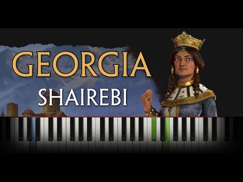 Civilization 6 - Georgia Ambient - Shairebi - Piano Cover