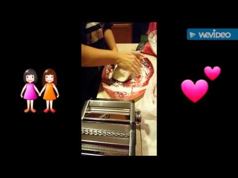 Making Khao Piak with Pasta Maker